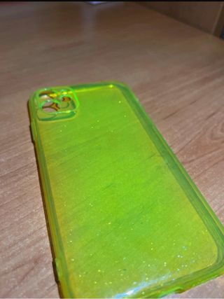 Cover iPhone 11 Giallo Glitter