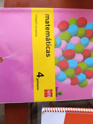 Lote de libros de texto de 4°primaria. SM Savia