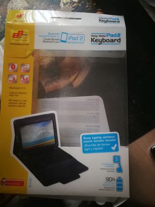 Funda Teclado Bluetooth iPad 2 Best Buy Negra