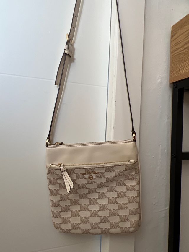 Bolso Bandolera Michael Kors Beige Original