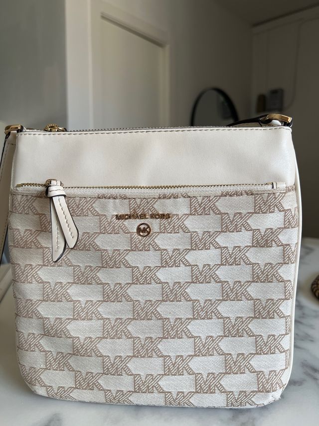 Bolso Bandolera Michael Kors Beige Original
