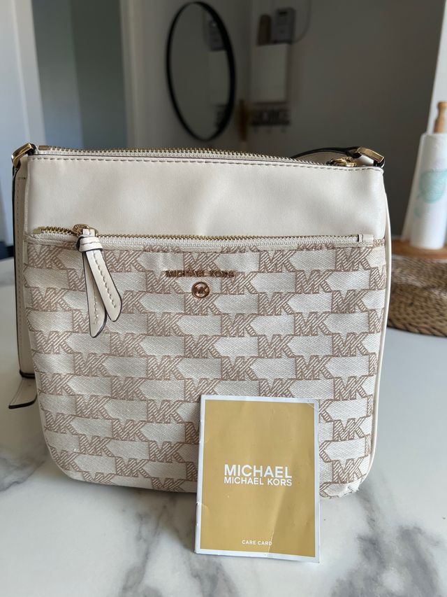 Bolso Bandolera Michael Kors Beige Original