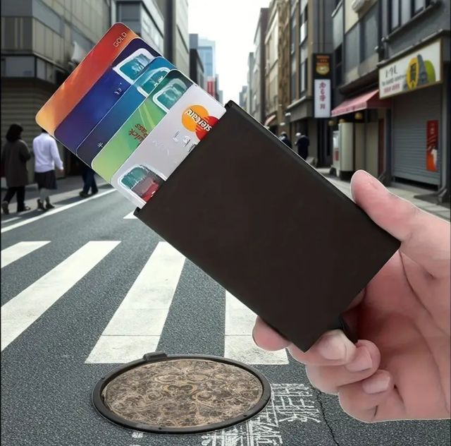 Tarjetero Negro Nuevo