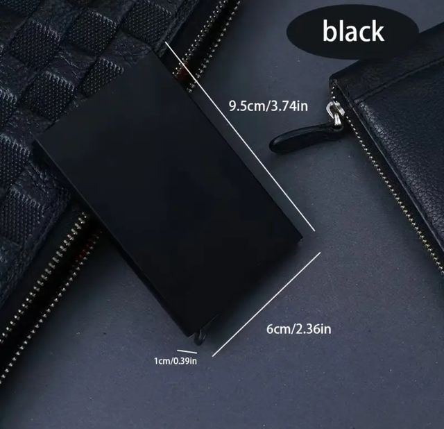 Tarjetero Negro Nuevo