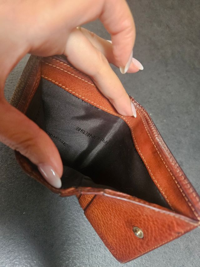 Portafoglio Borbonese Pelle Marrone