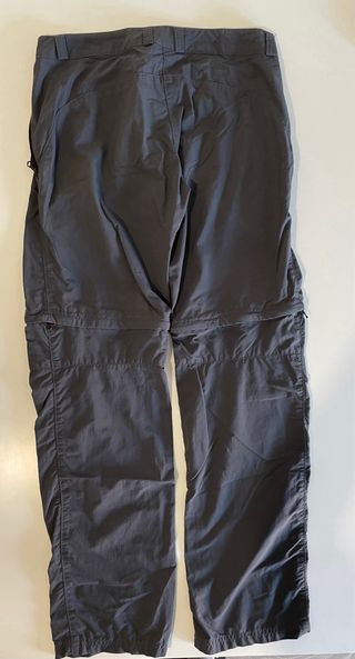 Pantalón trekking desmontable Quechua gris oscuro