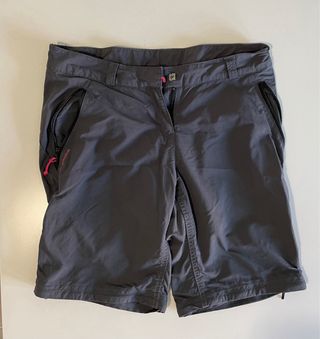 Pantalón trekking desmontable Quechua gris oscuro
