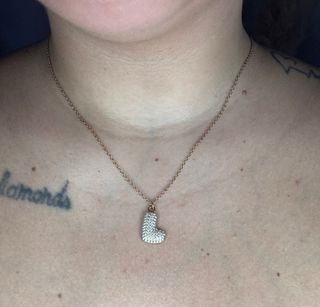 Collana Lettera Shine Oro Acciaio Inox