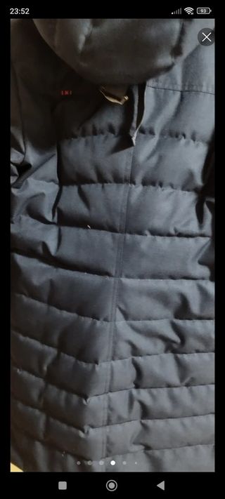 Plumas largo XL impermeable para agua y nieve