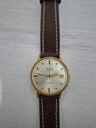 Bulova Ambassador Chapado en Oro años 60-70