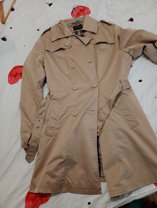 Gabardina Roberto Verino Beige Talla S