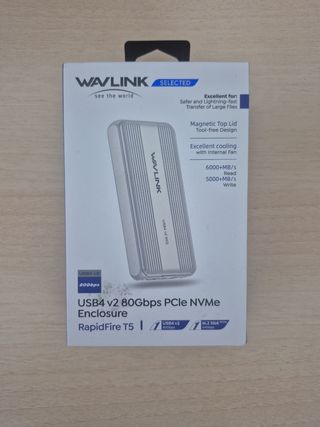 Carcasa WAVLINK USB4 v2 80Gbps NVMe
