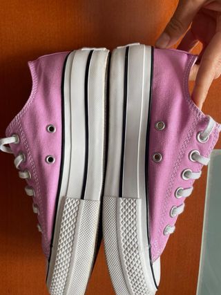 Converse All Star Plataforma Rosa Talla 37