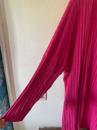 Chaqueta kimono fucsia talla L