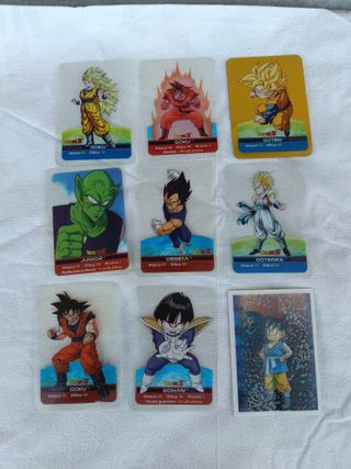 Dragon Ball Cards, Laminards, Stickers e Calamite