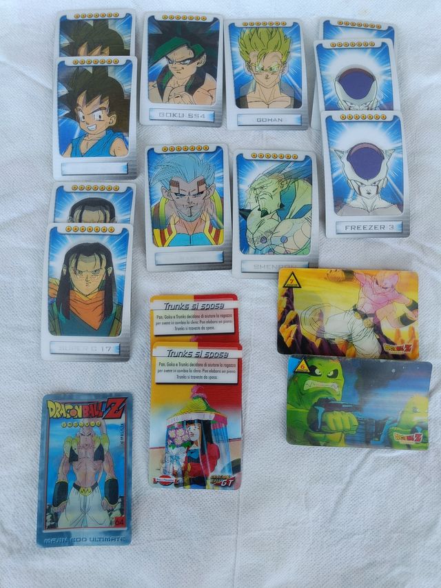 Dragon Ball Cards, Laminards, Stickers e Calamite