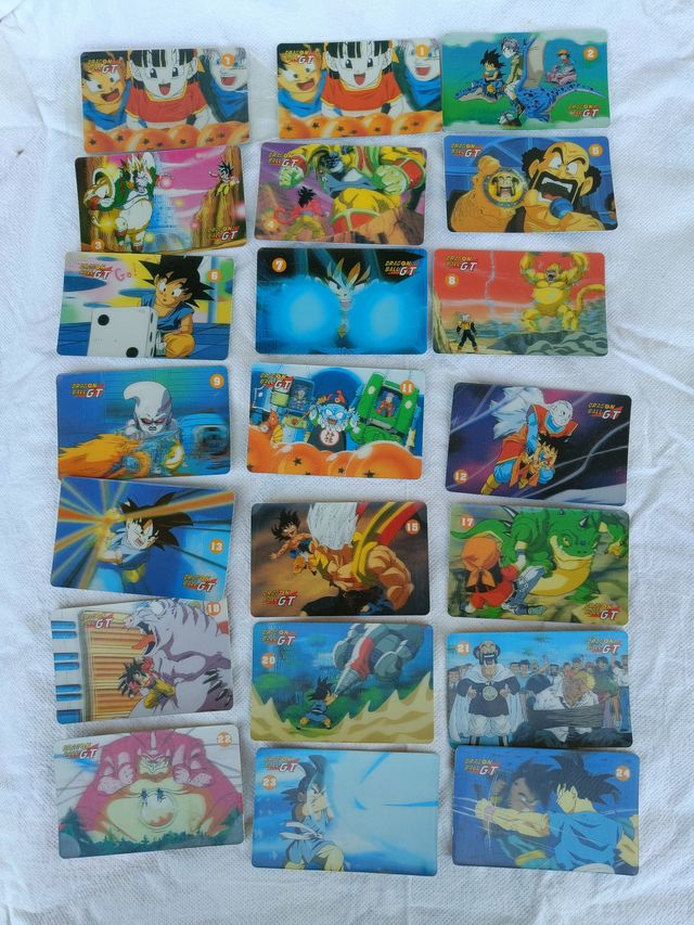 Dragon Ball Cards, Laminards, Stickers e Calamite