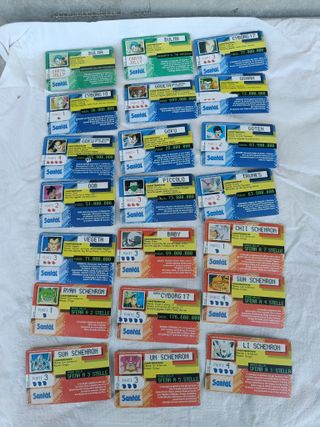 Dragon Ball Cards, Laminards, Stickers e Calamite