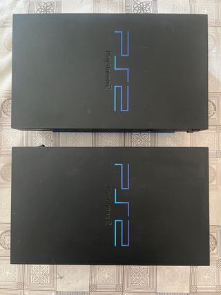 Videoconsola Sony PS2 Negra + 2 Mandos