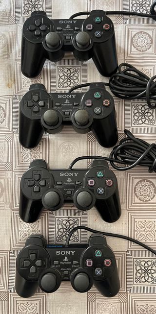 Videoconsola Sony PS2 Negra + 2 Mandos