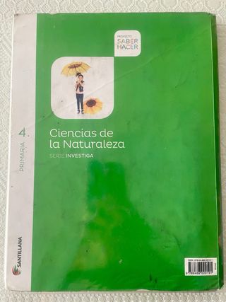 Lote libros Santillana cuarto de primaria 