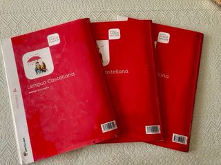 Lote libros Santillana cuarto de primaria 