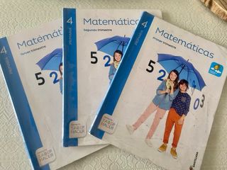 Lote libros Santillana cuarto de primaria 