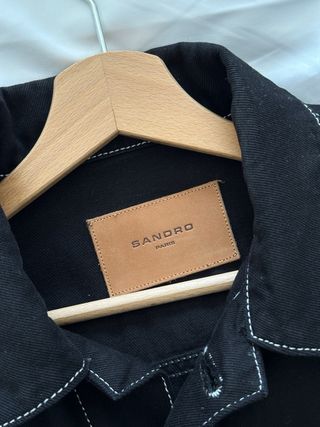 Chaqueta Vaquera Sandro Negra