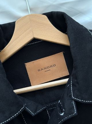 Chaqueta Vaquera Sandro Negra