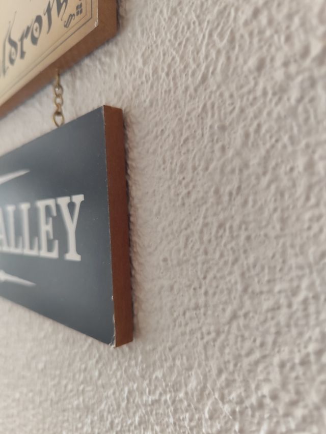 Letrero de Harry Potter