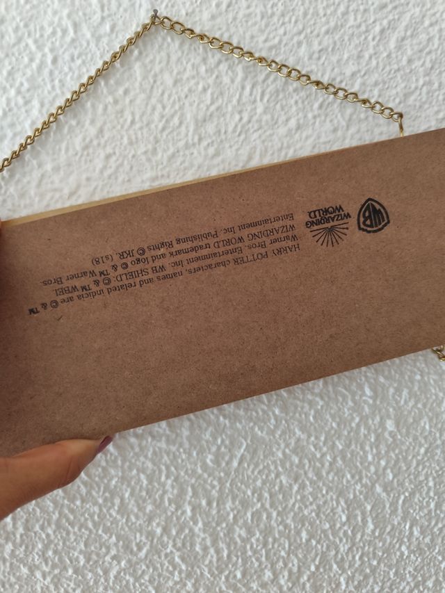 Letrero de Harry Potter