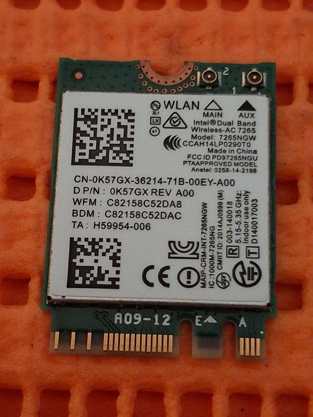 Tarjeta WiFi Dual Wireless-AC 7265