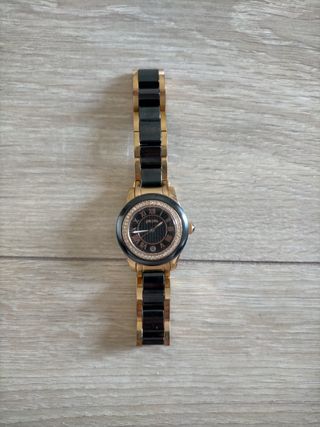 Reloj Follie Follie Mujer Negro y Dorado