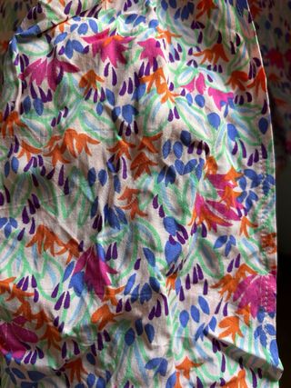 Vestido largo estampado floral verano