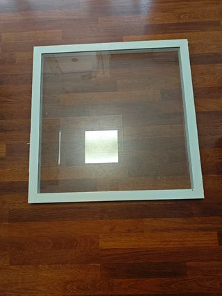 Ventana fija aluminio blanco