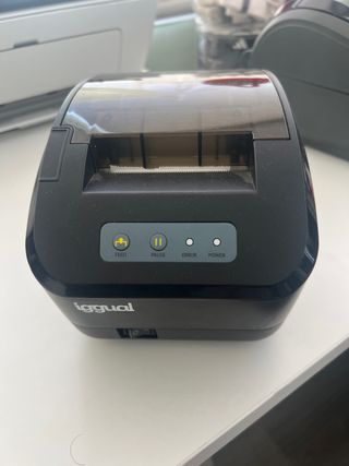 Impresora Térmica Etiquetas Iggual Negra