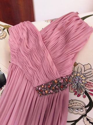 Vestido de fiesta rosa