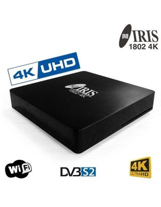 Decodificador Iris 4K UHD WiFi DVB-S2