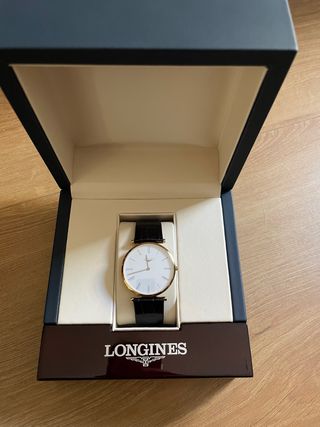 Reloj Longines Dorado y Negro