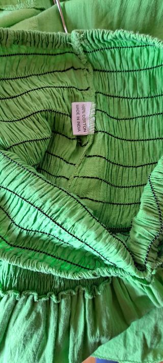 Vestido largo verde