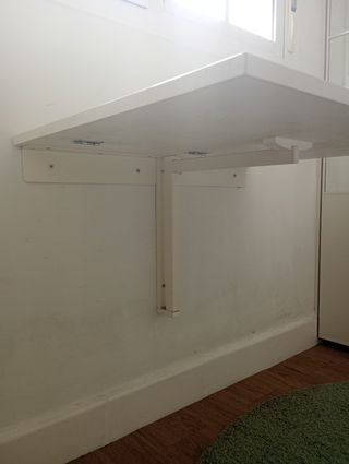 Mesa plegable Ikea blanca