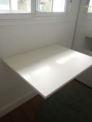 Mesa plegable Ikea blanca