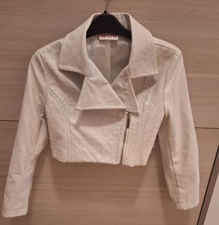 Giubbino Chiodo Ecopelle Bambina 5 Anni