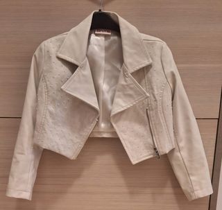 Giubbino Chiodo Ecopelle Bambina 5 Anni