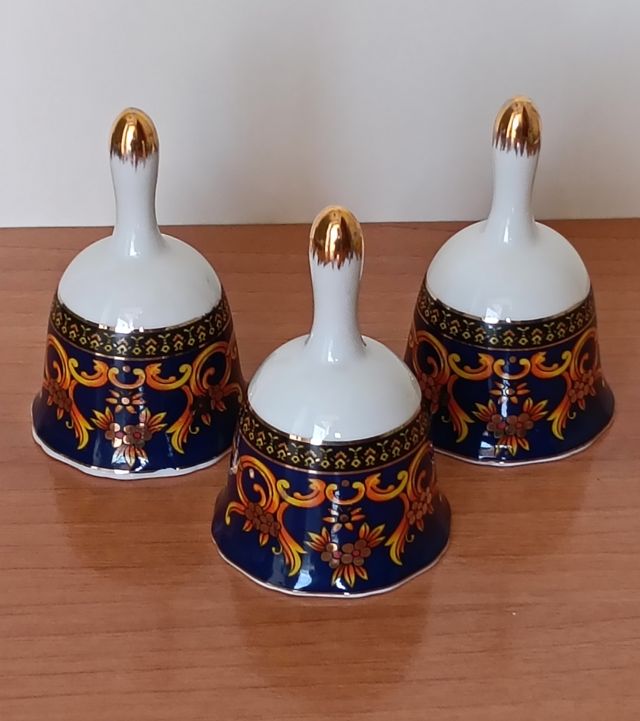Campanas de porcelana decoradas