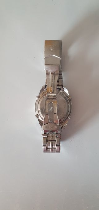 Reloj Racer Cronómetro Cuarzo Azul Plata