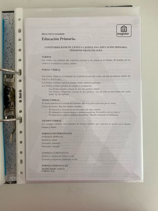 Oposiciones maestros Primaria Inglés 