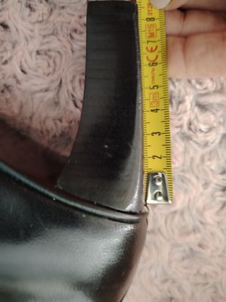Zapatos de salón en piel negros nuevos  de tempor