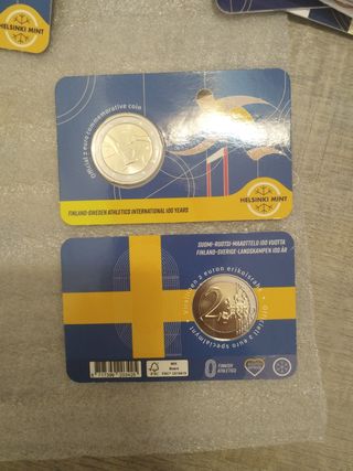 Pareja  2€ Finlandia 2025 BU en coincard Atletismo