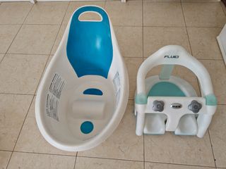 Silla de baño Jane Fluid y bañera bebé Munchkin